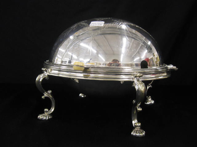 English Silverplate Bun Warmer 14e47b