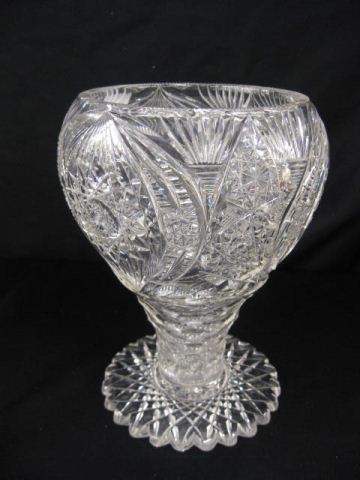 Cut Glass Vase brilliant period