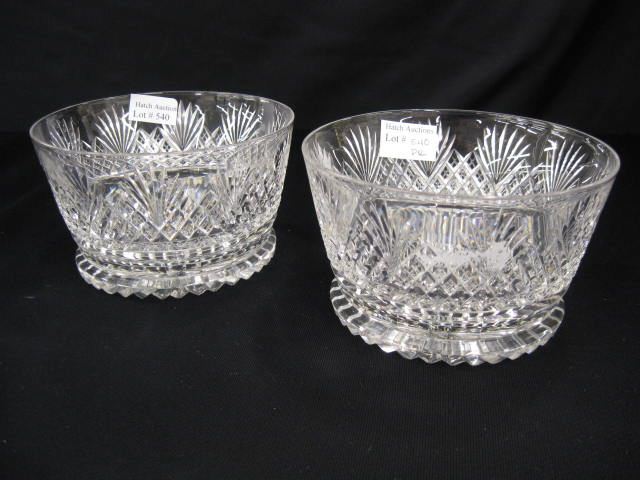 Pair of Brilliant Period Cut Glass