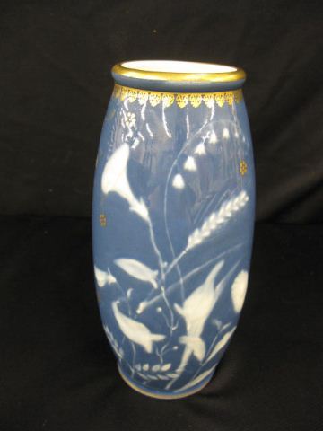 French Pate Sur Pate Porcelain Vase