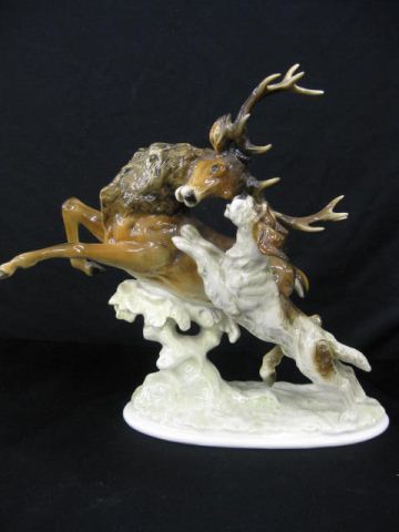 Hutschenreuther Porcelain Figurine ofDog