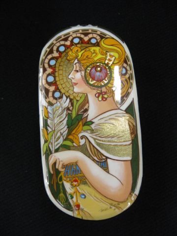 Russian Lacquerware Box with ArtNouveau 14e4d4