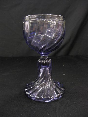 10 Baccarat Amethyst Glass Goblets 14e4e1