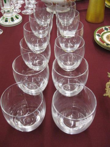 Set of 12 Baccarat Crystal Glasses