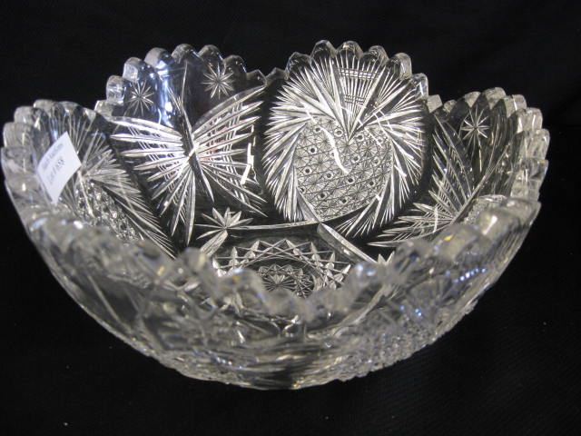 Cut Glass Bowl brilliant period 14e50c