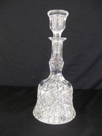 Cut Glass Decanter bell shape brilliant 14e511