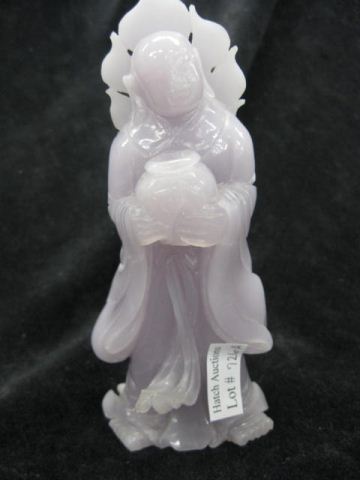 Chinese Carved Lavender Jade Figurineof 14e55f