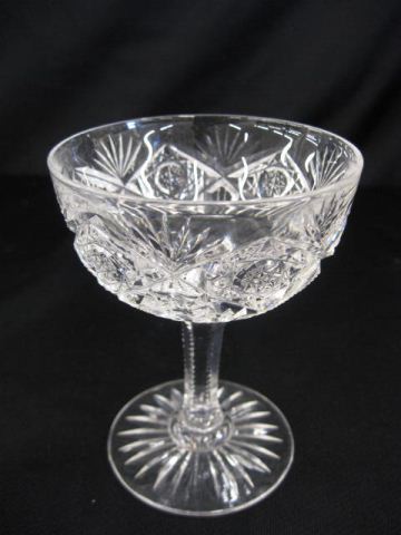 11 Brilliant Period Cut Glass Wines 14e5c3