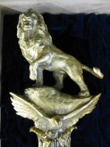 Gold & Silver Jeweled Sceptre lion