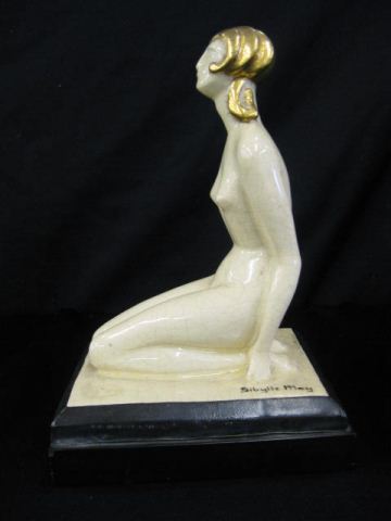 Sibylle May Art Pottery Statue