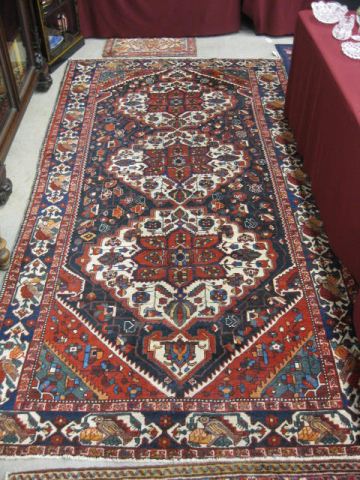 Hamadan Persian Handmade Rug triple