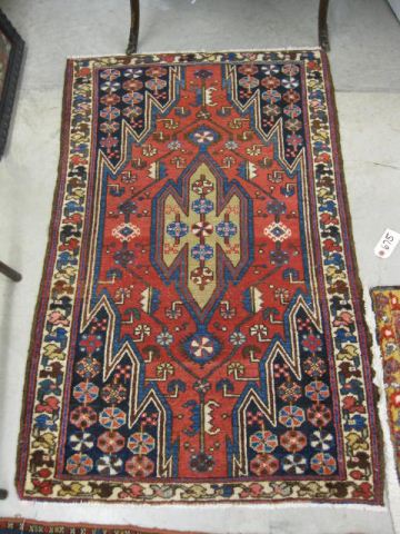 Hamadan Persian Handmade Rug geometric