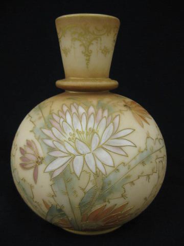 Crown Milano Art Glass Vase elaborate