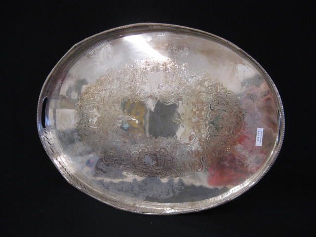 Sheffield Silverplate Gallery Tray