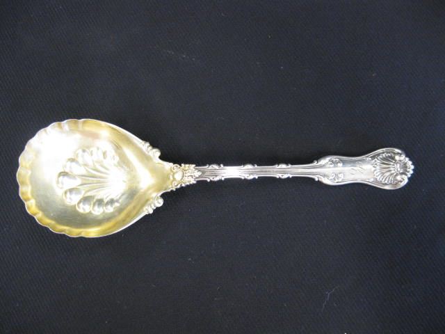 Whiting Sterling Silver Berry Spoon 14e618