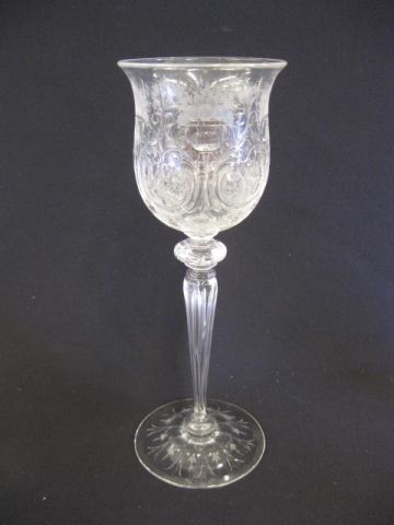 Steuben Art Glass Tall Goblet superb 14e620