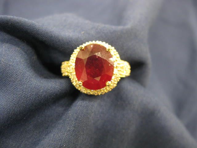 Ruby & Diamond Ring 8.46 carat