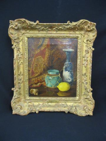 H. Whittle Oil on Canvas still life