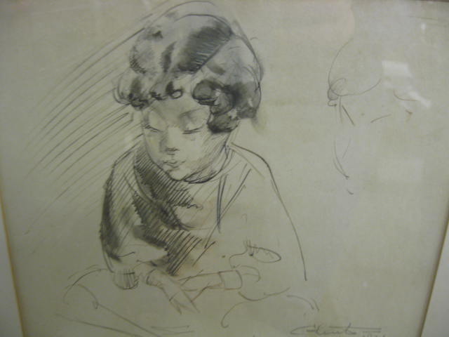 Henry Glintenkamp (Glint) Drawing seated
