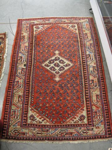 Hamadan Persian Handmade Rug geometric