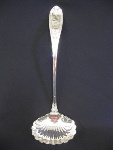 American Coin Silver Soup Ladle