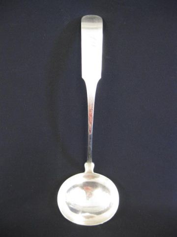 American Coin Silver Soup Ladle byF.&H.