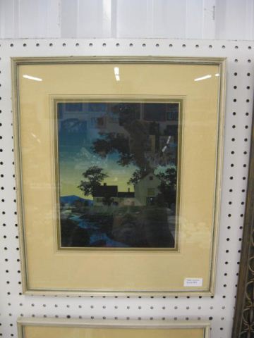 Maxfield Parrish Print farm at