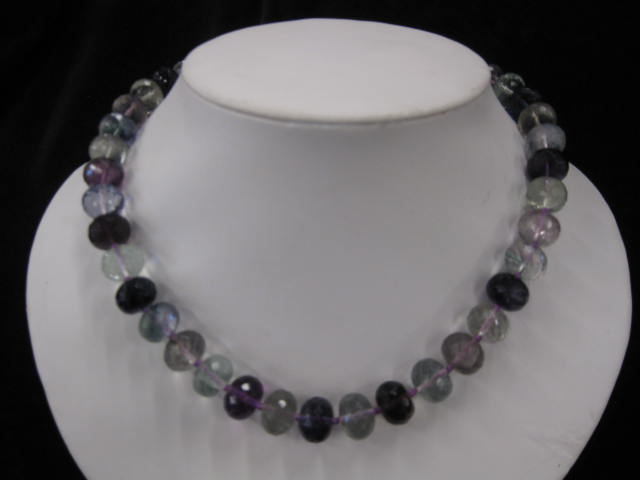 Tourmaline Necklace 40 faceted 14e6db