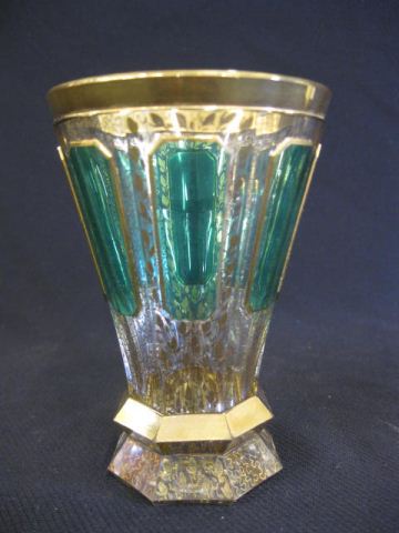Moser Art Glass Goblet or Beaker 14e6f8
