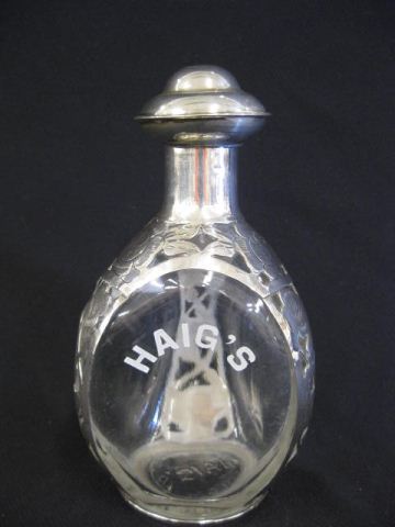 Silver Overlay Decanter triangular 14e6fb