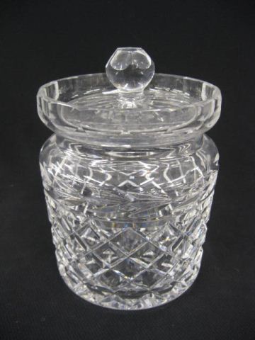 Waterford Cut Crystal Buscuit Jar