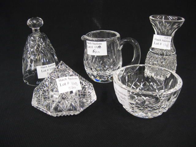 5 pcs of Waterford Cut Crystal bud 14e779