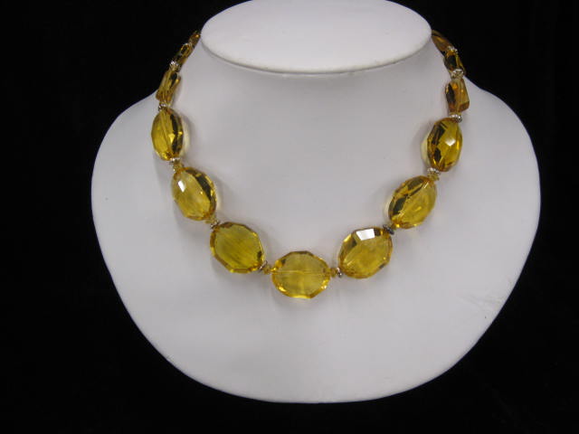 Golden Citrine Necklace 17 facted 14e78e