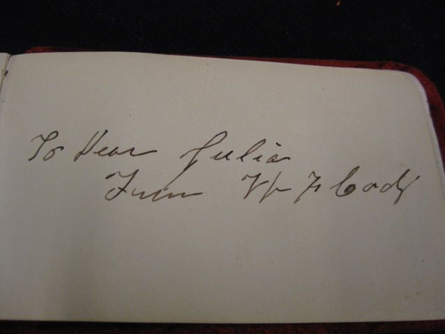 William F. Cody Buffalo Bill Autograph