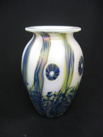 Eickholt Art Glass Vase milefori 14c0cd