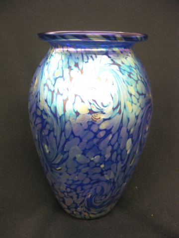 Eickholt Art Glass Vase rich swirling 14c0ce