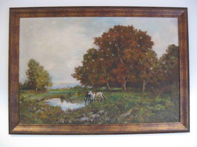 Califano Oil landscape with cows