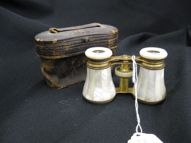 French Mother of Pearl Opera Glasses 14c11d