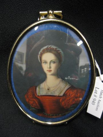 Miniature Image on Celluloid of