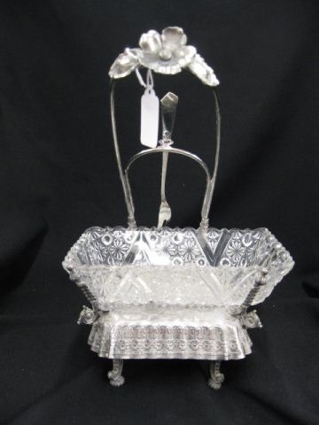 Tufts Victorian Silverplate Pickle Dish