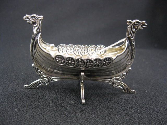 Norway Silver Figural Viking Ship