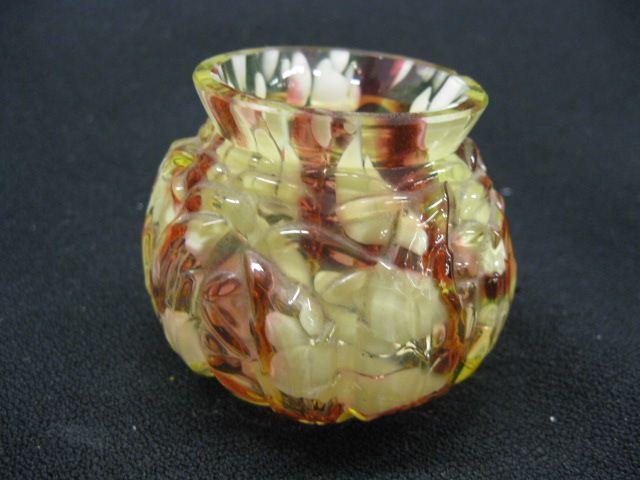 Victorian Art Glass Toothpick Holder