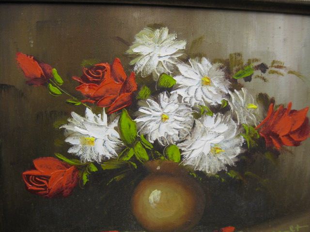 Oil Painting Floral Still Life 14c18d