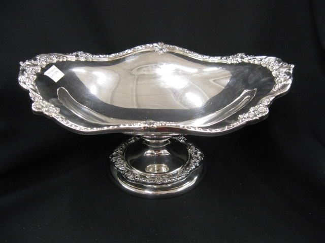 Silverplate Centerpiece Fruit Bowl pedestal