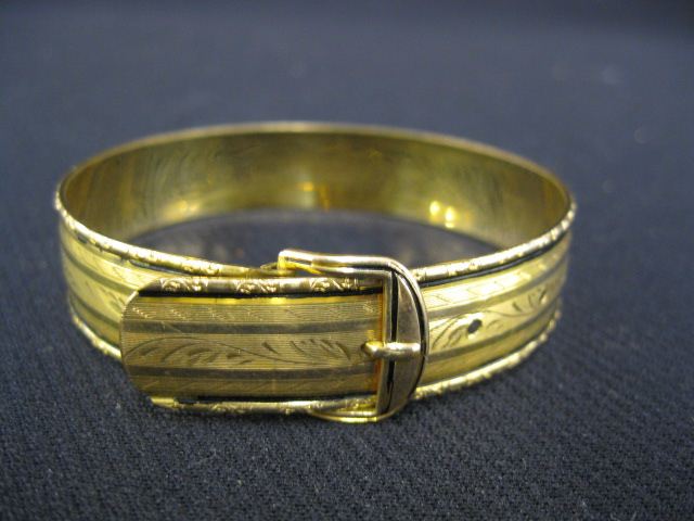 Gold Filled Bangle Bracelet belt 14c1af