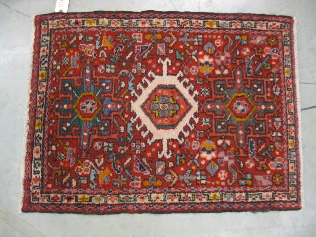 Heriz Persian Handmade Mat geometric