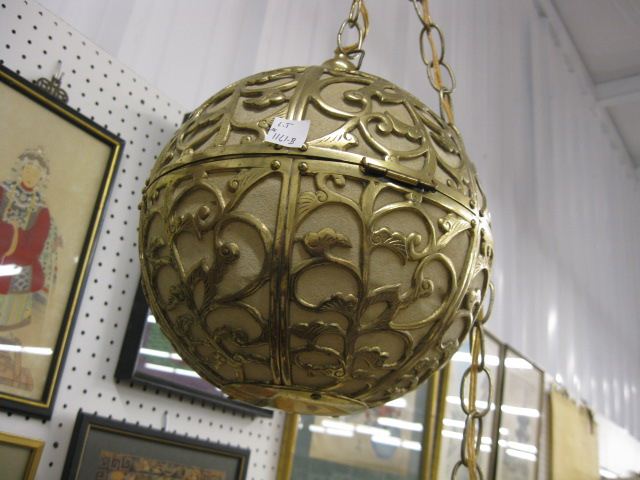 Chinese Brass hanging Light ball 14c1ea