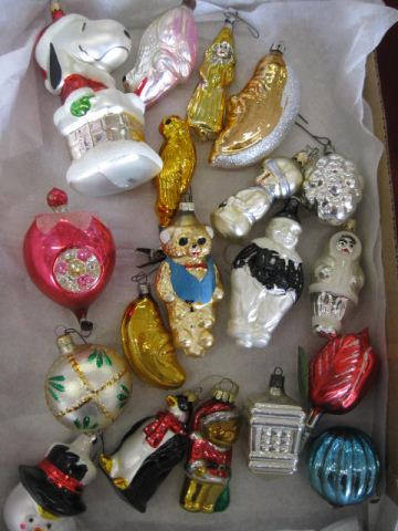 Box of Christmas Ornament handblown 14c214