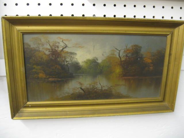 Oil Painting Autumn Landscape with