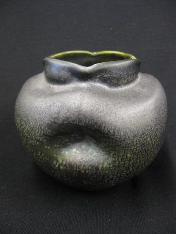 Austria Art Pottery Vase iridescent